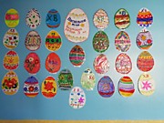 "Пасхальное яйцо" - выставка работ учащихся 5-х классов